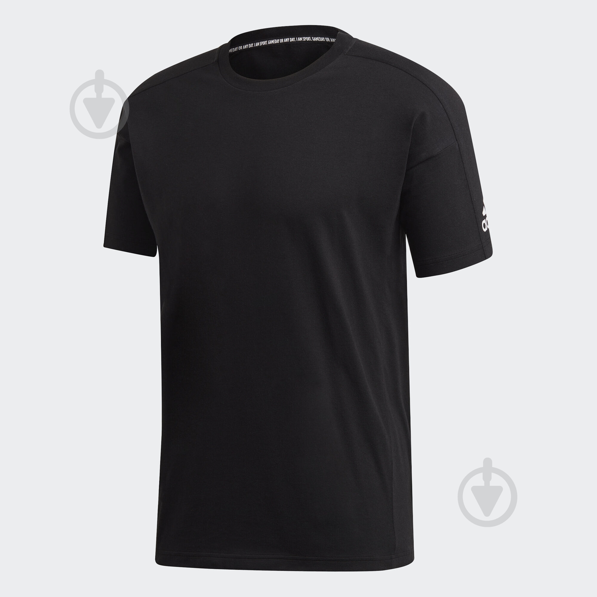 Футболка Adidas M MH PLAIN TEE FL3949 р.S черный - фото 1