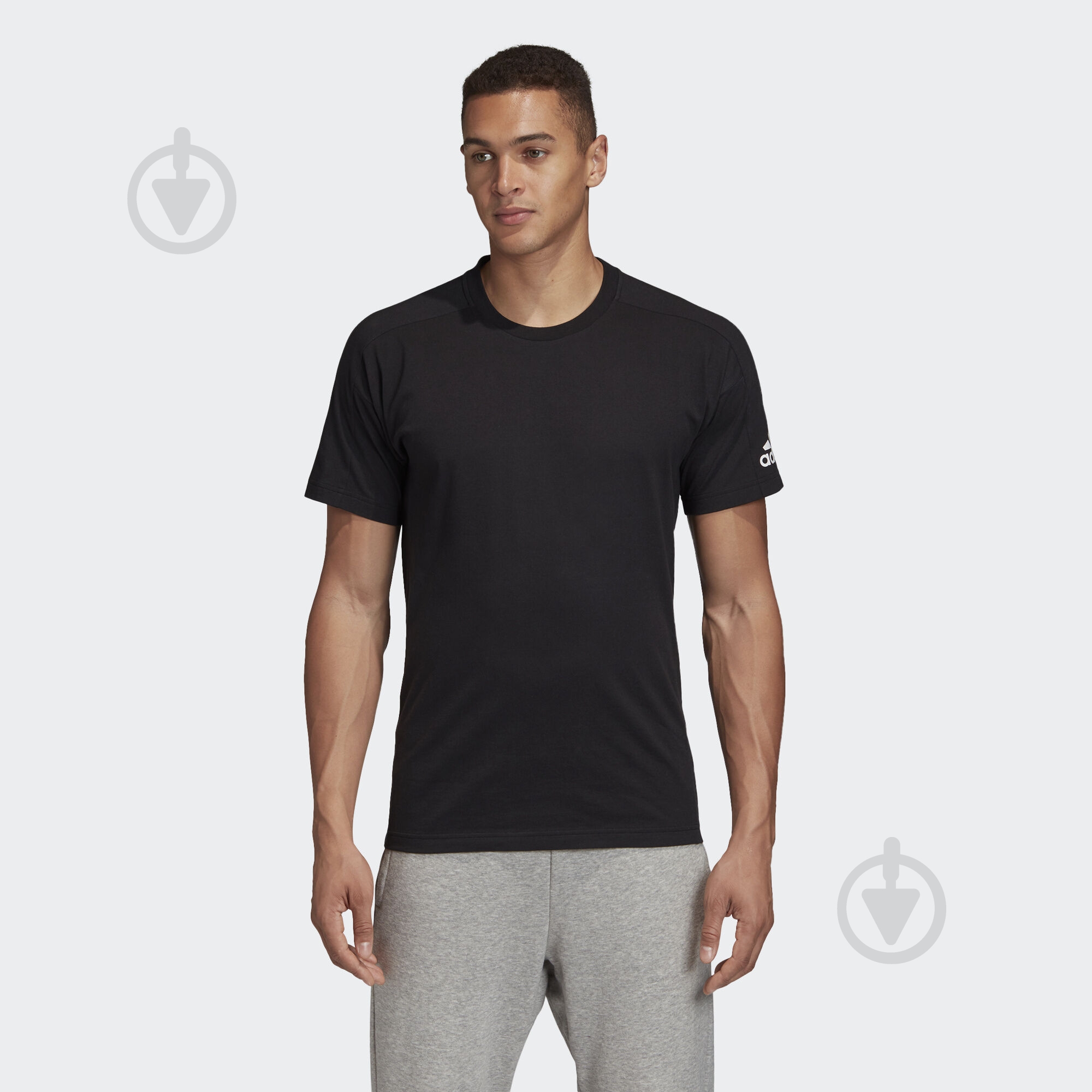 Футболка Adidas M MH PLAIN TEE FL3949 р.S черный - фото 3