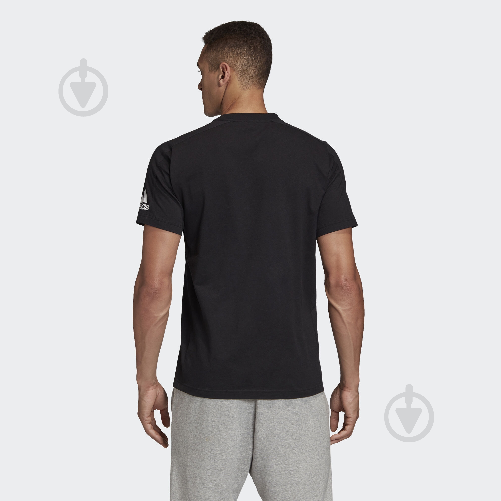 Футболка Adidas M MH PLAIN TEE FL3949 р.S черный - фото 5