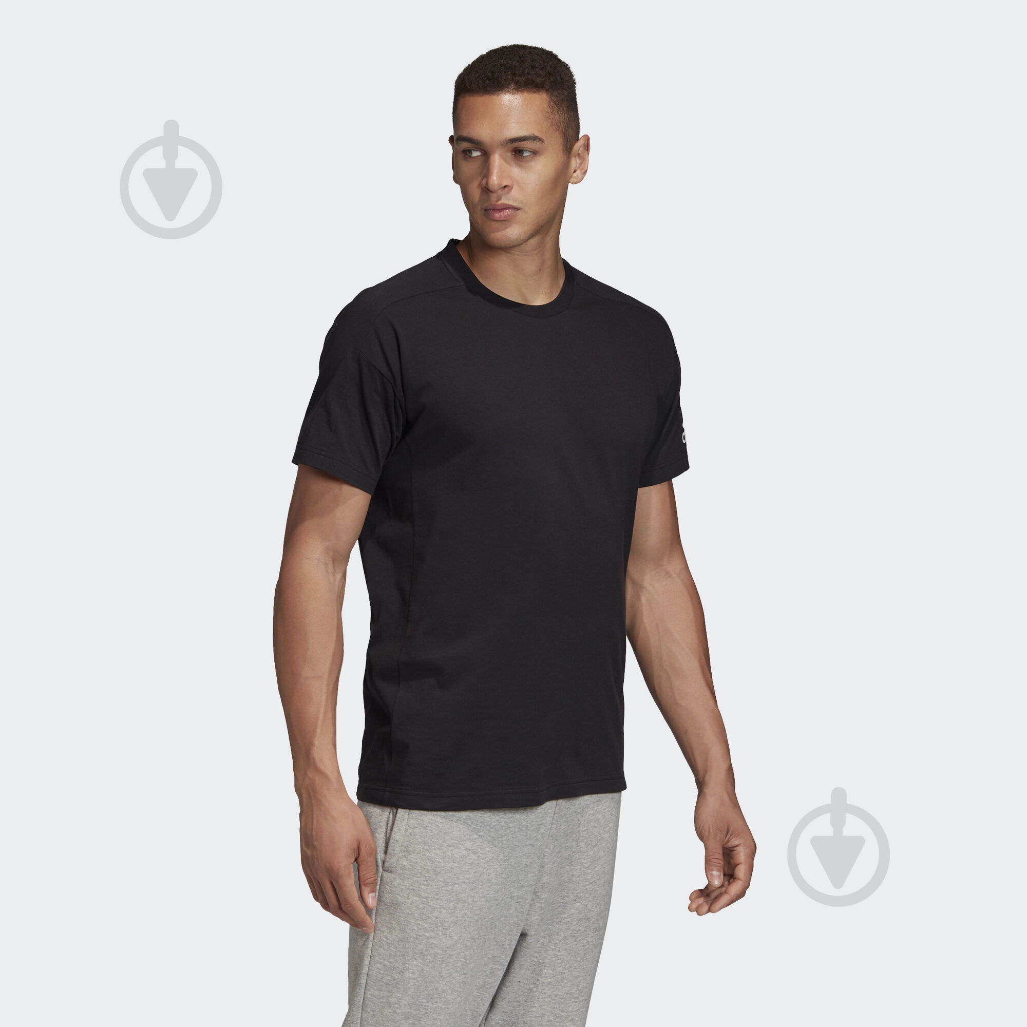Футболка Adidas M MH PLAIN TEE FL3949 р.S черный - фото 6