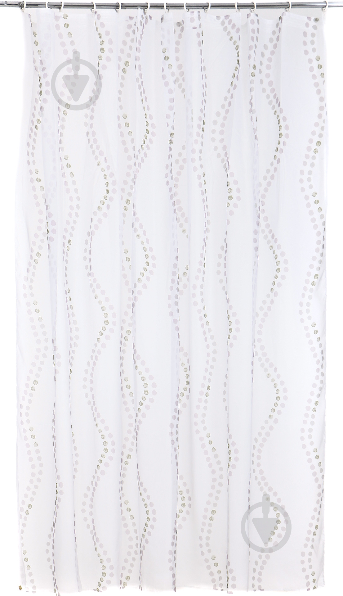 Тюль Mia 290х275 см белый с зеленым La Nuit - фото 1