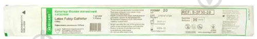 Катетер урологічний Medicare тип Фолея латексний 20 Fr жовтий 2-ходовий 1 штука - фото 1