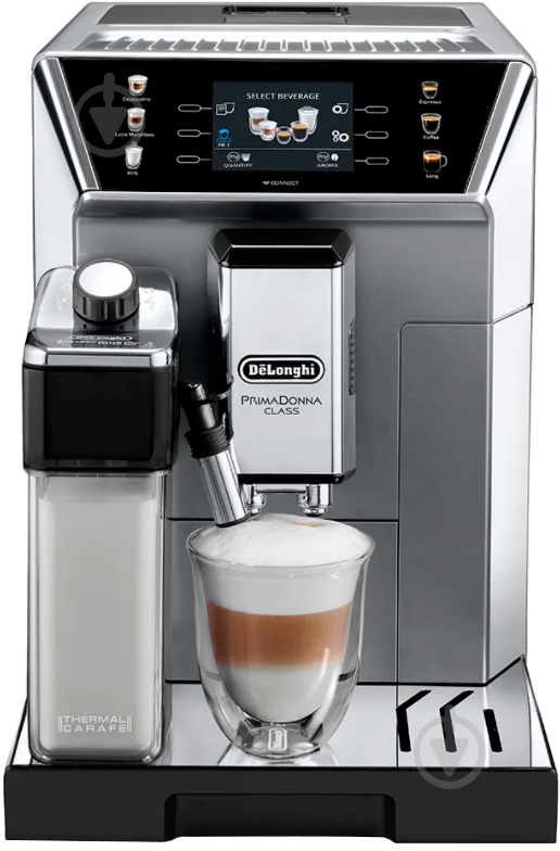 Кофемашина Delonghi PrimaDonna Class Evo ECAM550.85.MS - фото 1 Кофемашина Delonghi PrimaDonna Class Evo ECAM550.85.MS - фото 1