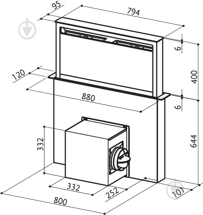 Вытяжка Faber FABULA BK - фото 7