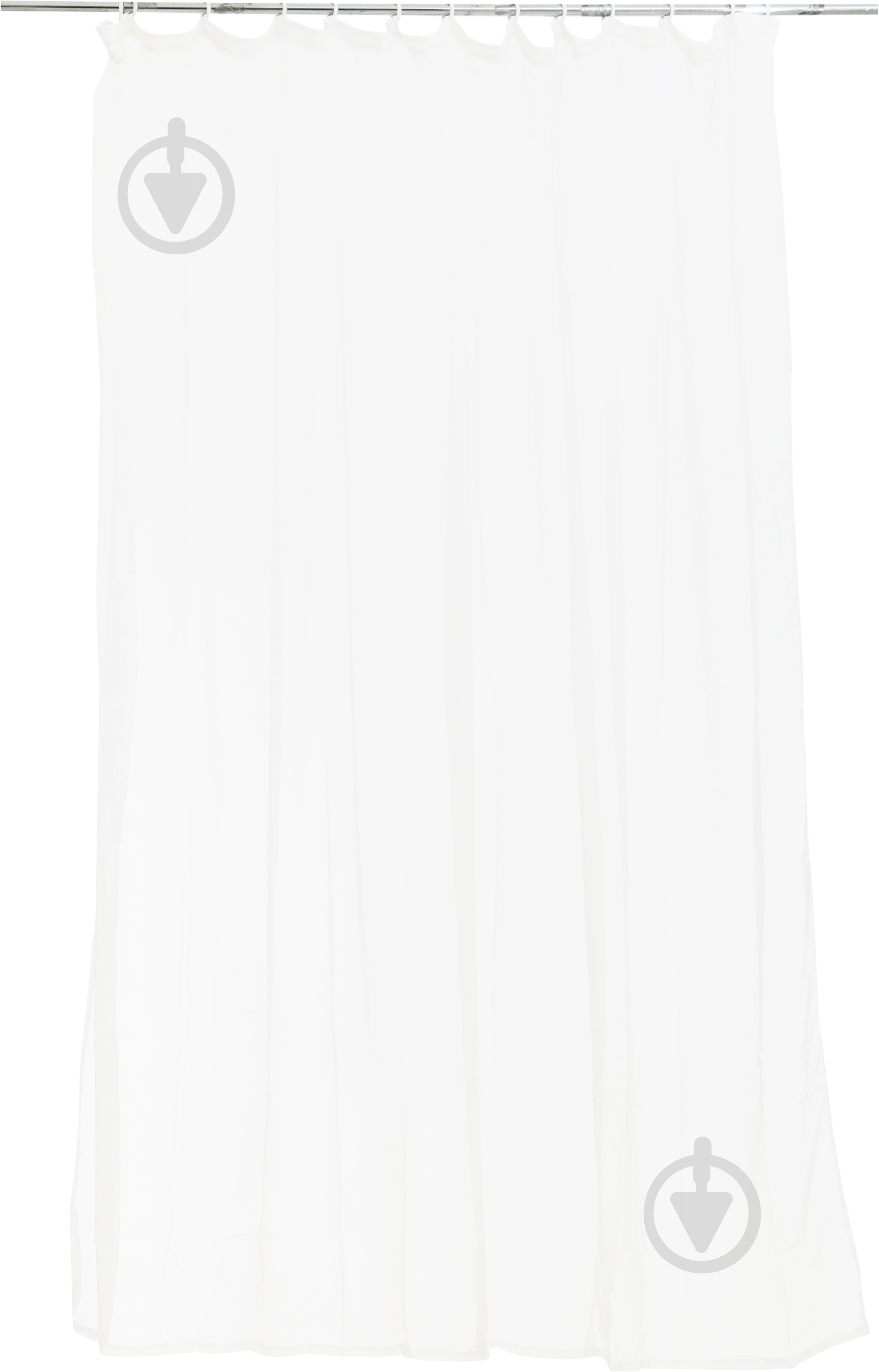 Тюль Embossed Palm 280х275 см белый UP! (Underprice) - фото 1