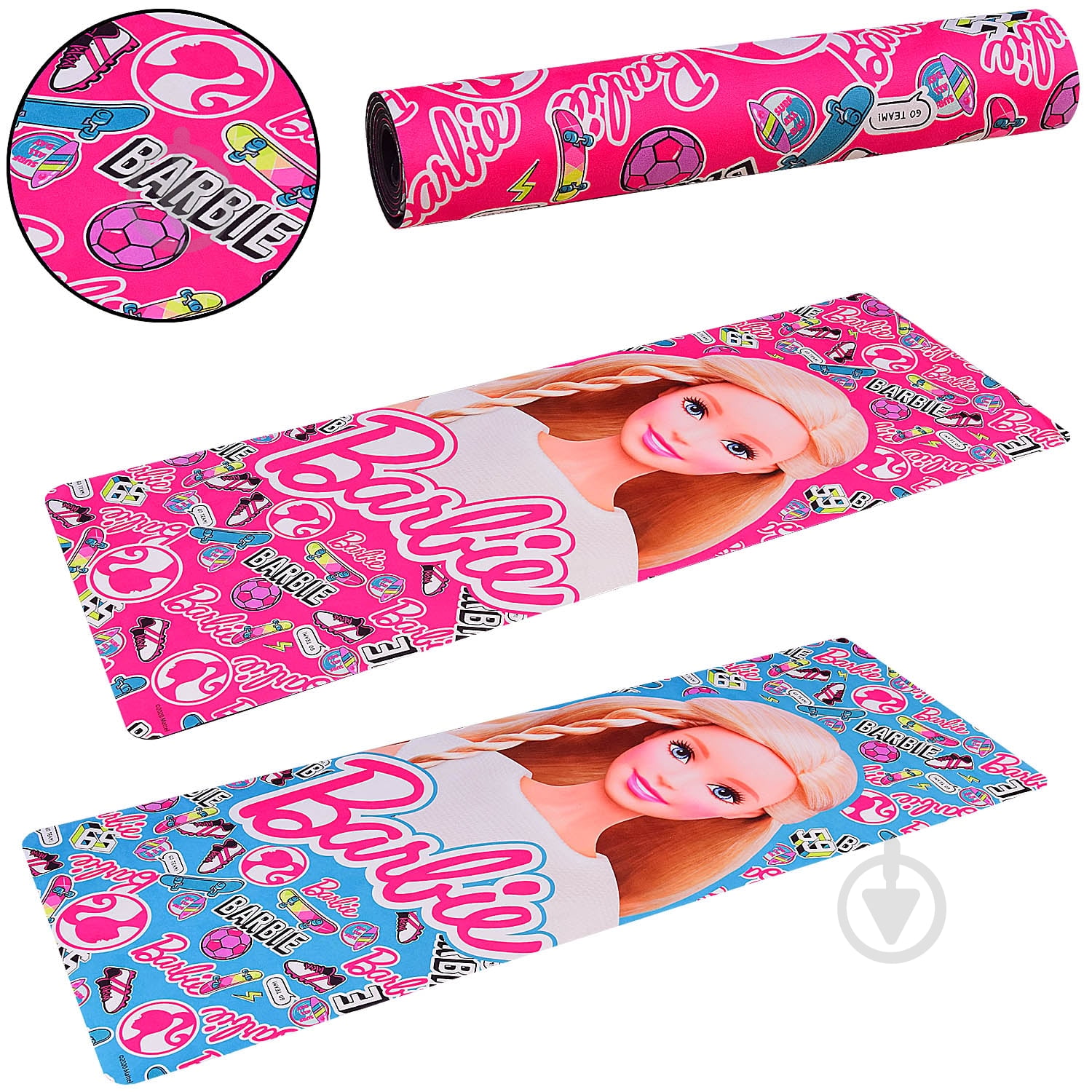 Коврик Mattel для фитнеса 183x61 см в ассортименте BY0101 - фото 1