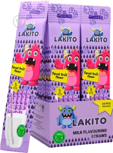 Соломка Lakito лісові ягоди 30 г - фото 1 Соломка Lakito лісові ягоди 30 г - фото 1