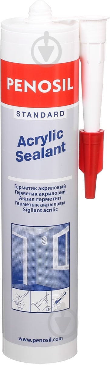 Герметик акриловий PENOSIL Standard білий 280 мл - фото 1