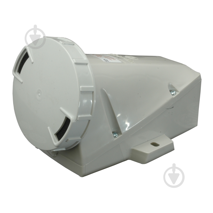 Розетка силова із заземленням ETI настінна EZH-6343 білий 4482046 - фото 1