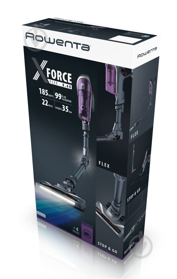 Пылесос аккумуляторный Rowenta X-FORCE 8.60 ALLERGY RH9638 - фото 18 Пылесос аккумуляторный Rowenta X-FORCE 8.60 ALLERGY RH9638 - фото 18