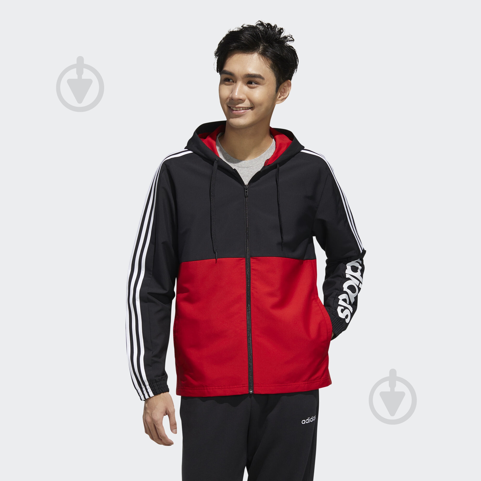 Ветровка мужская демисезонная Adidas M ESS CB WB FL8626 р.M черная - фото 3