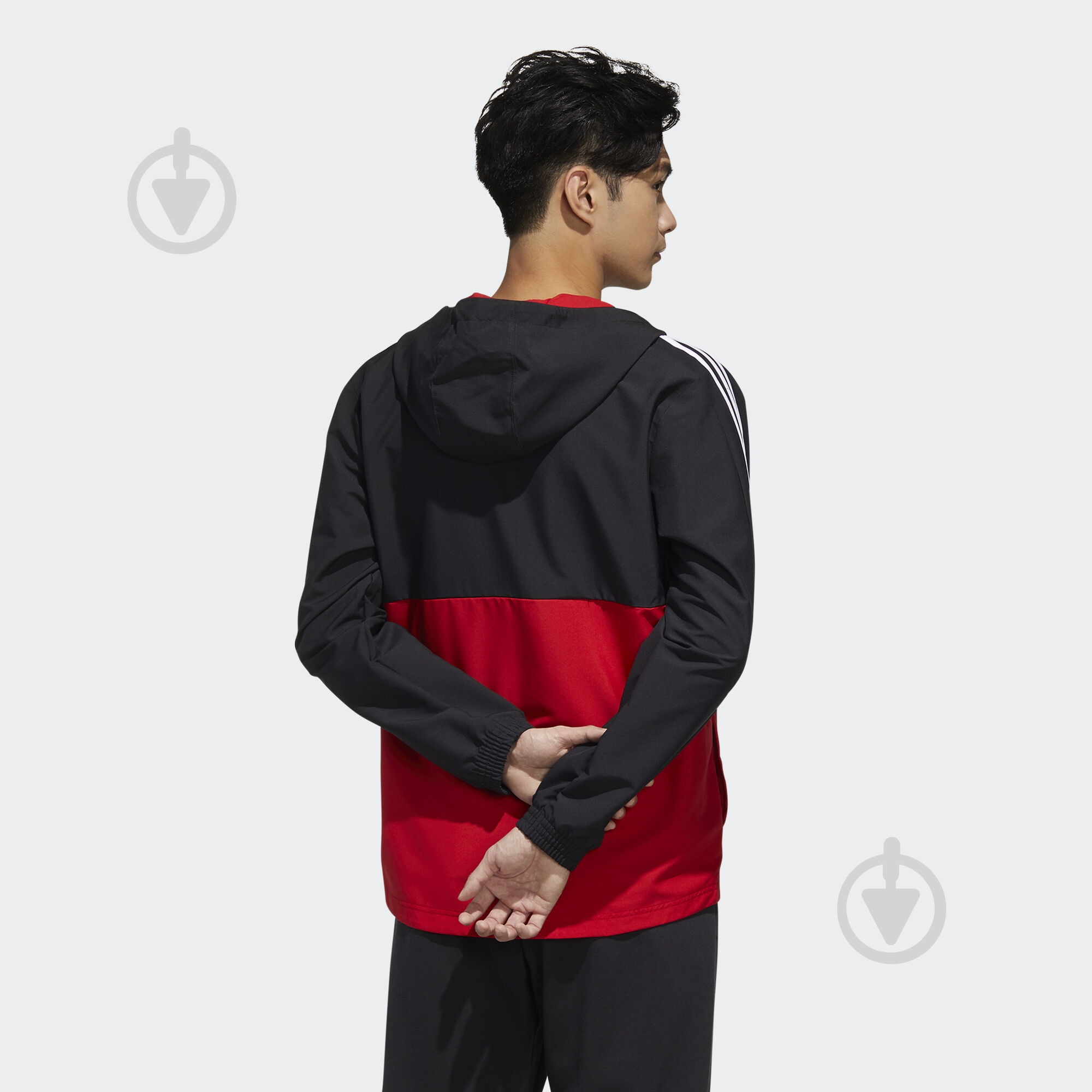 Ветровка мужская демисезонная Adidas M ESS CB WB FL8626 р.M черная - фото 5