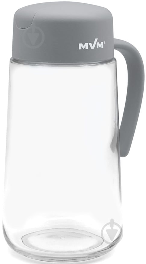 Емкость для масла или уксуса MVM KP-09 S T/GRAY стекло 600 мл - фото 1 Емкость для масла или уксуса MVM KP-09 S T/GRAY стекло 600 мл - фото 1