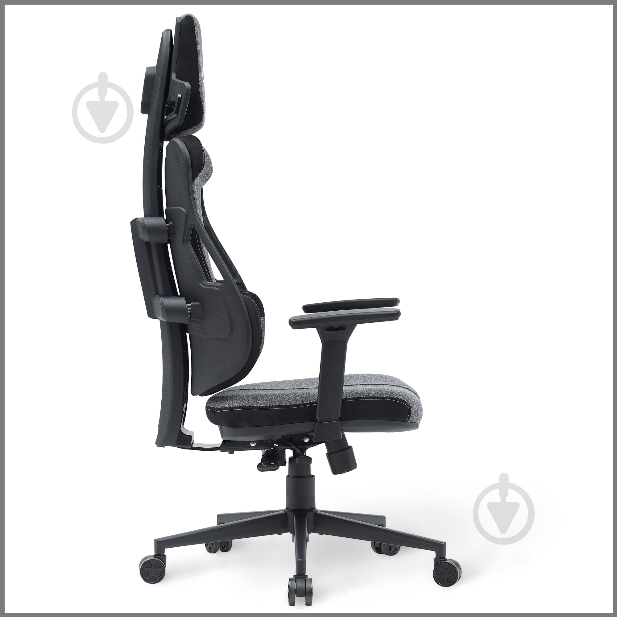 Крісло ігрове Cyberlux V8 Fabric сірий - фото 6 Крісло ігрове Cyberlux V8 Fabric сірий - фото 6