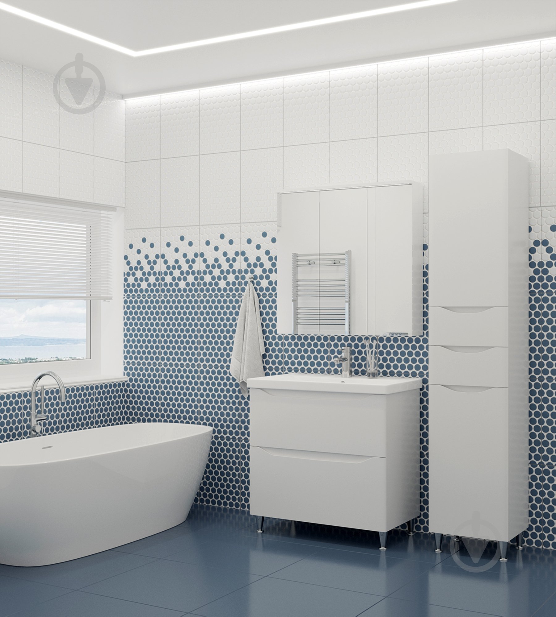 Тумба на ножках Сансервіс Севилья-70 с умывальником SAVA-70 белая - фото 2 Тумба на ножках Сансервіс Севилья-70 с умывальником SAVA-70 белая - фото 2