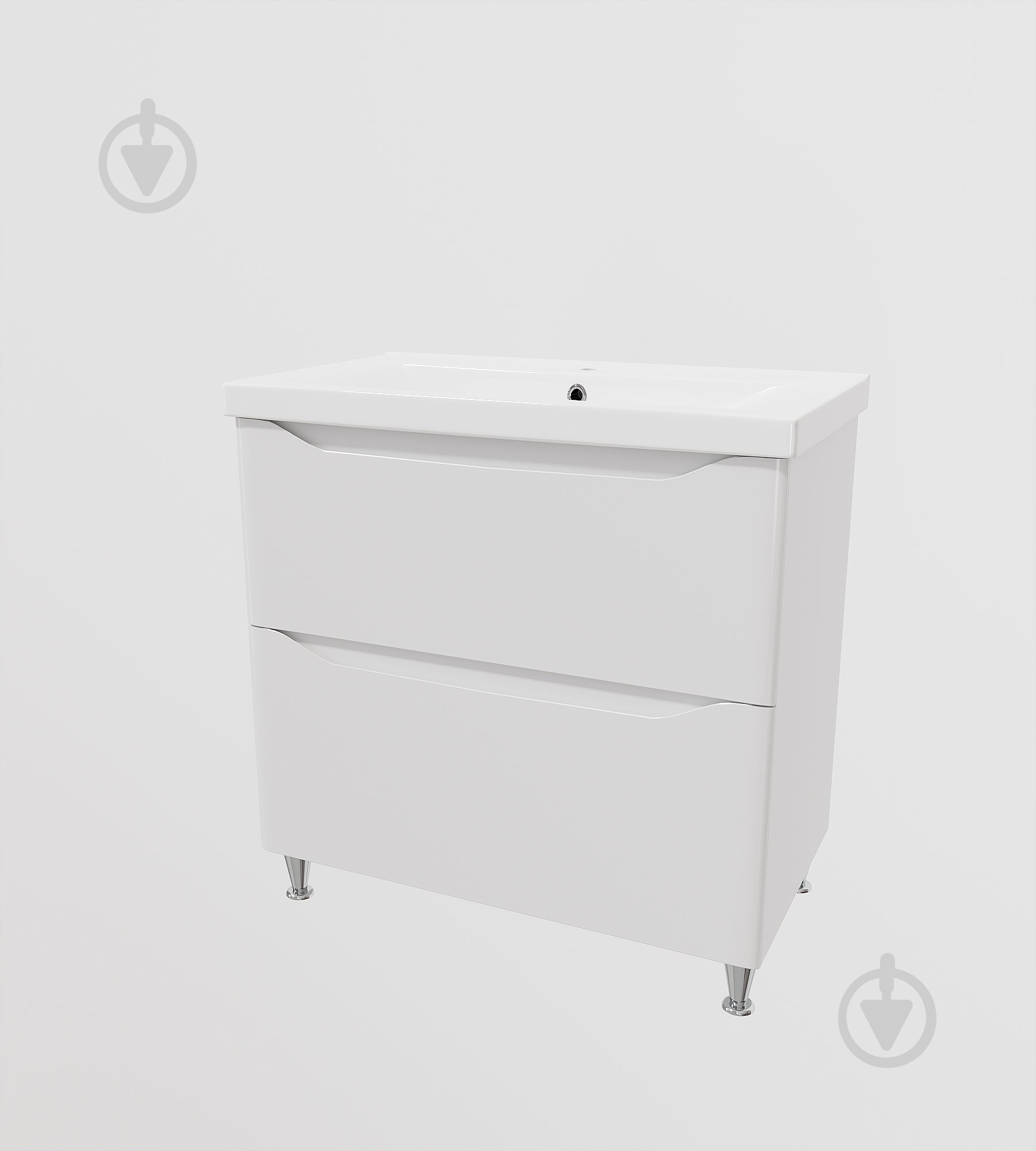 Тумба на ножках Сансервіс Севилья-70 с умывальником SAVA-70 белая - фото 1 Тумба на ножках Сансервіс Севилья-70 с умывальником SAVA-70 белая - фото 1
