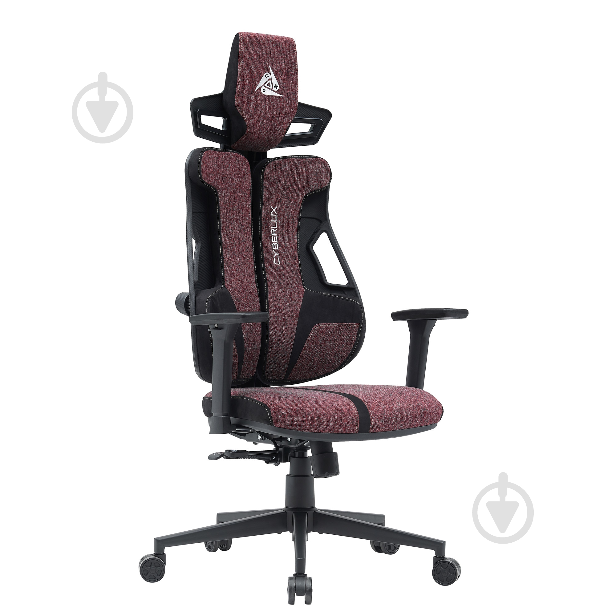 Кресло игровое Cyberlux V8 Fabric бордовый - фото 1