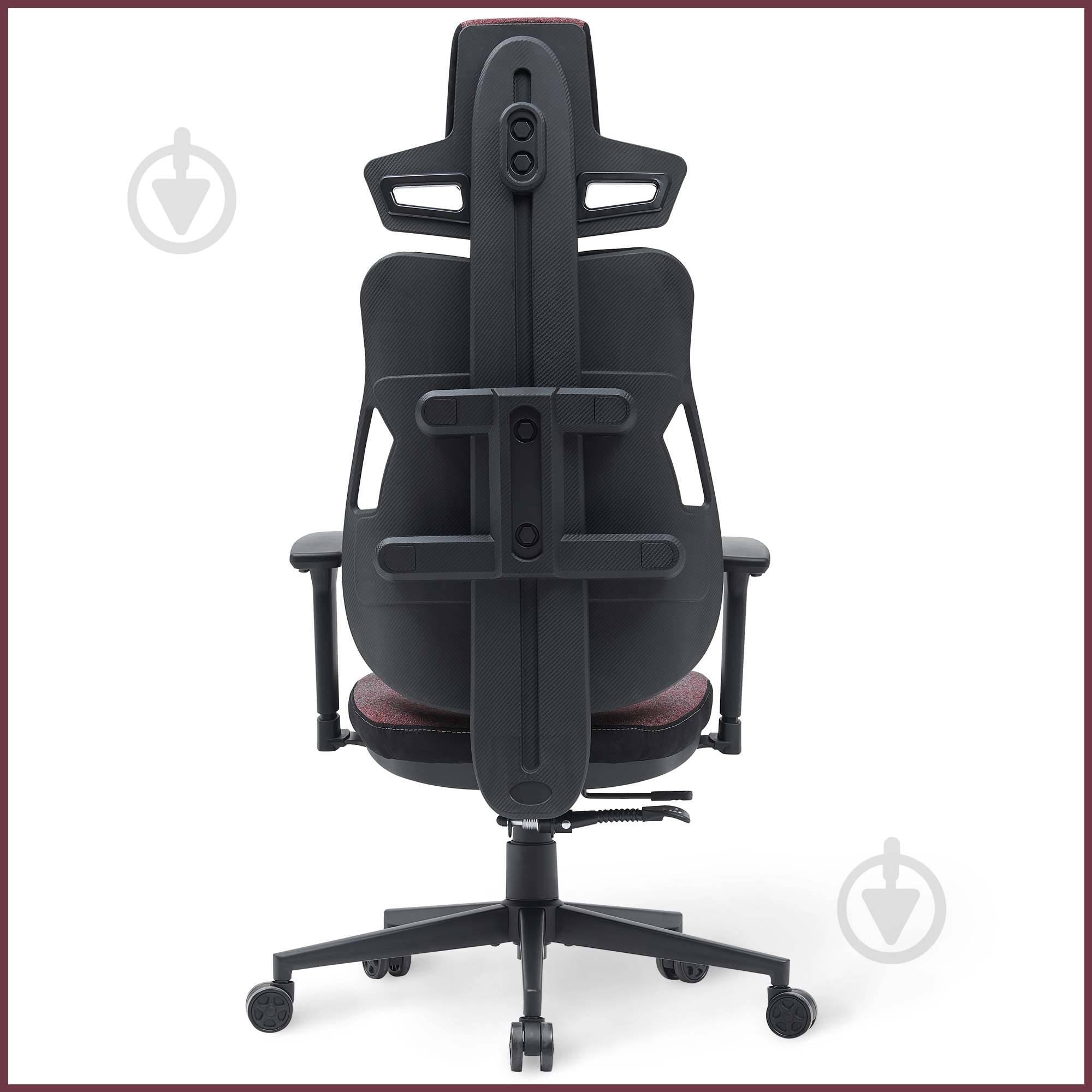 Кресло игровое Cyberlux V8 Fabric бордовый - фото 9