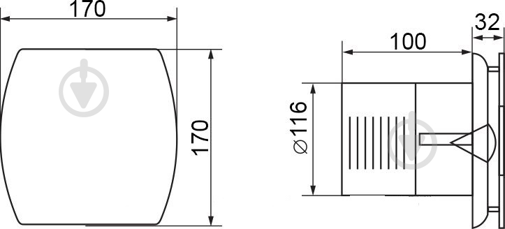 Вытяжной вентилятор Electrolux Argentum с таймером и гигростатом EAFA-120TH - фото 2