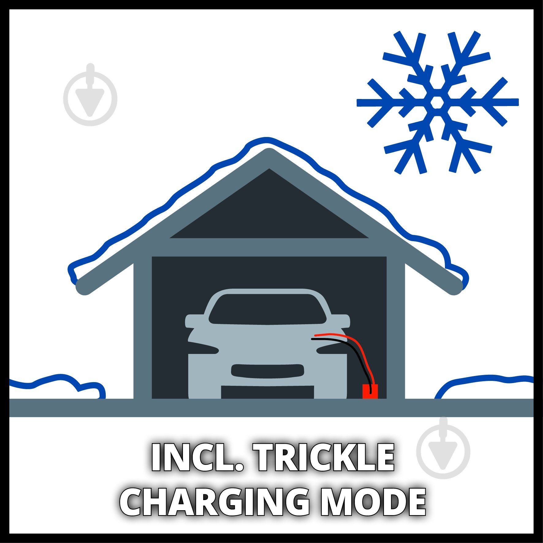 Зарядное устройство импульсный Einhell CE-BC 10M 10 А 200 А/год (1002245) - фото 5