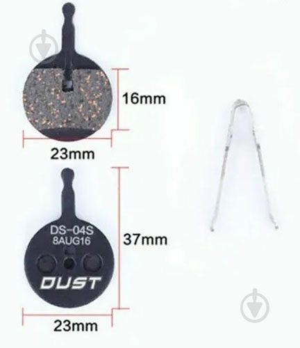Колодки тормозные DUST DS-04S - фото 1