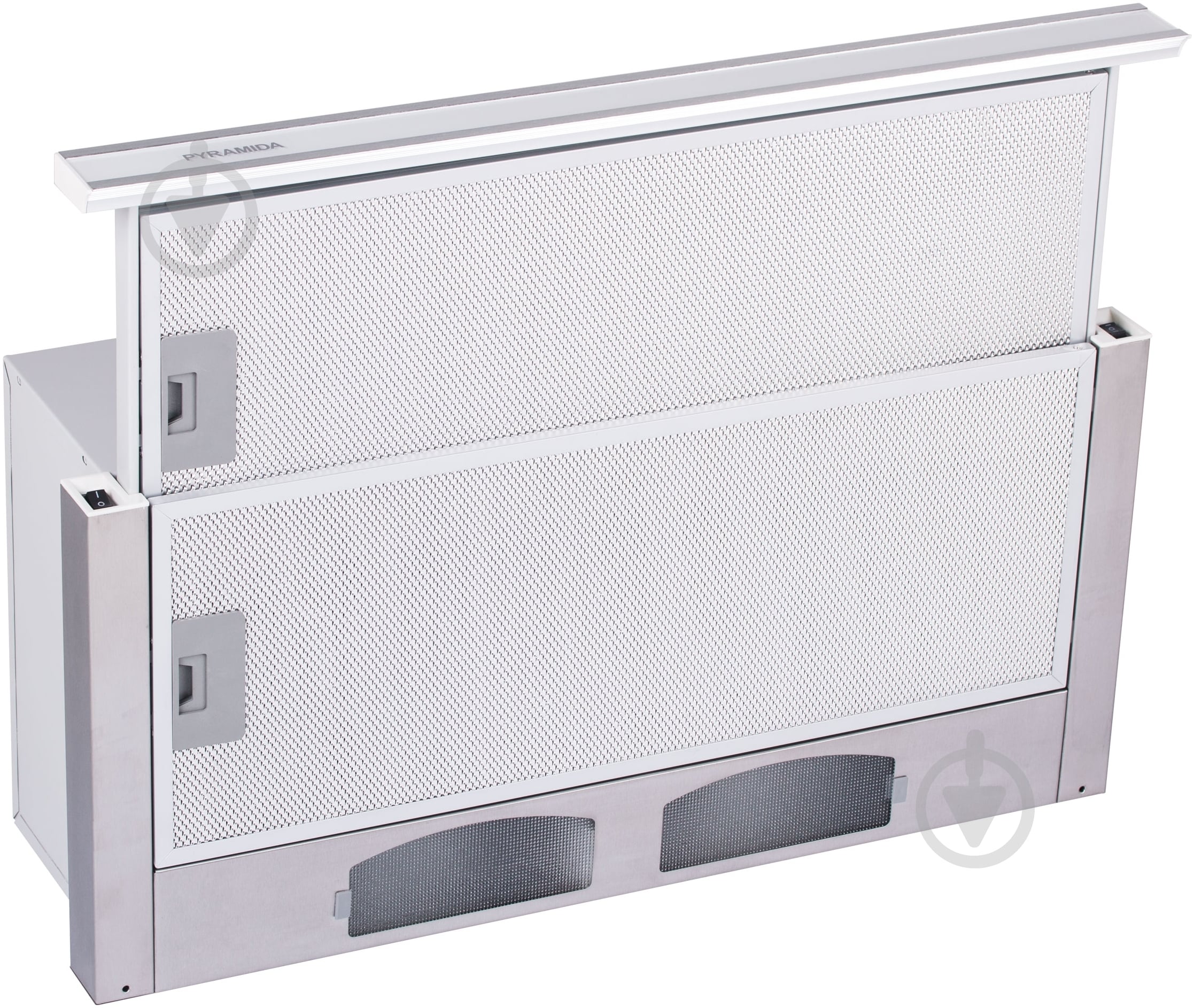 Вытяжка Pyramida TL GLASS 60 INOX WHITE/N - фото 3