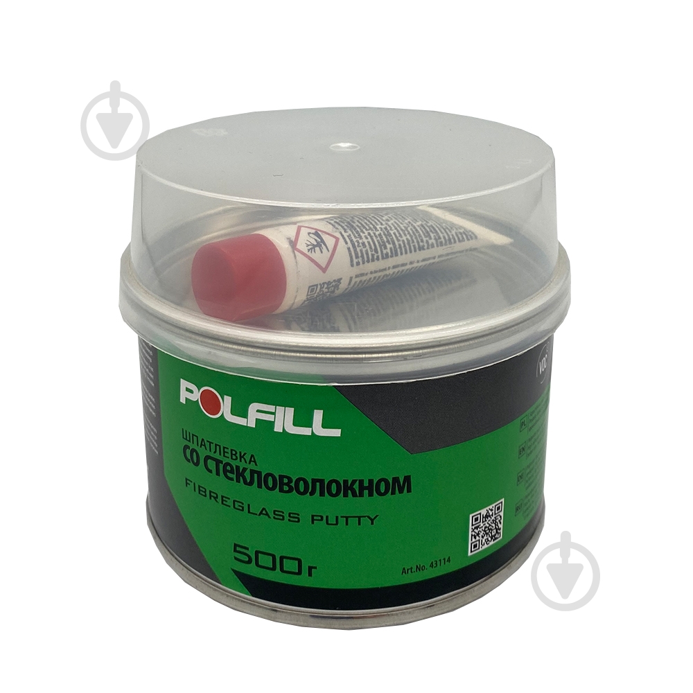 Шпаклевка со стекловолокном Polfill 0,5кг - фото 1