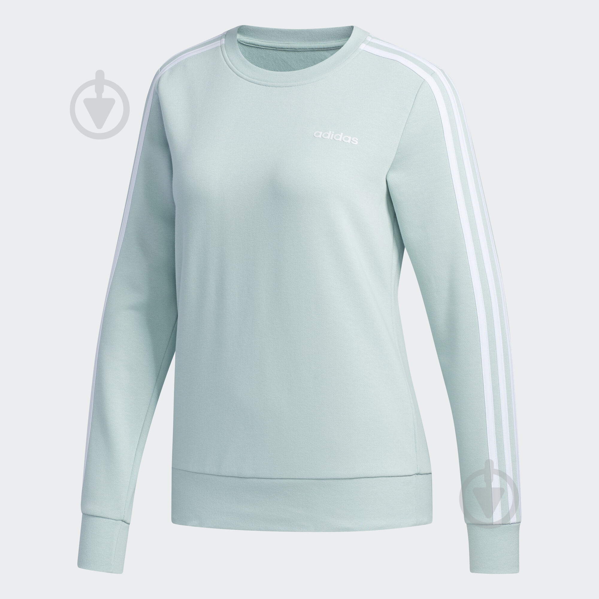 Свитшот Adidas W E 3S SWEAT FT FL9205 р. L зеленый - фото 1