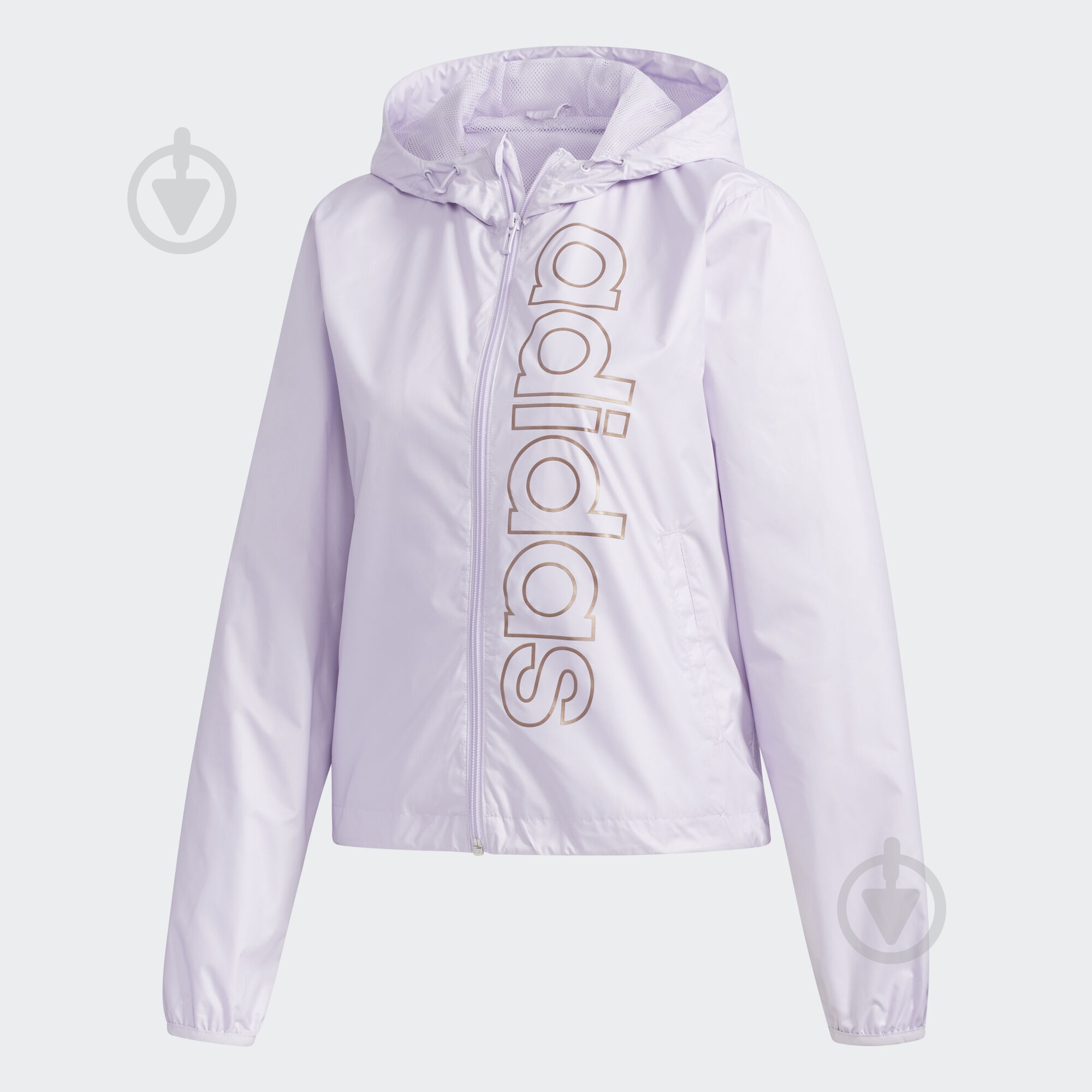 Вітрівка жіноча демісезонна Adidas W E BRANDED WB FL9263 р.M фіолетова - фото 1 Вітрівка жіноча демісезонна Adidas W E BRANDED WB FL9263 р.M фіолетова - фото 1