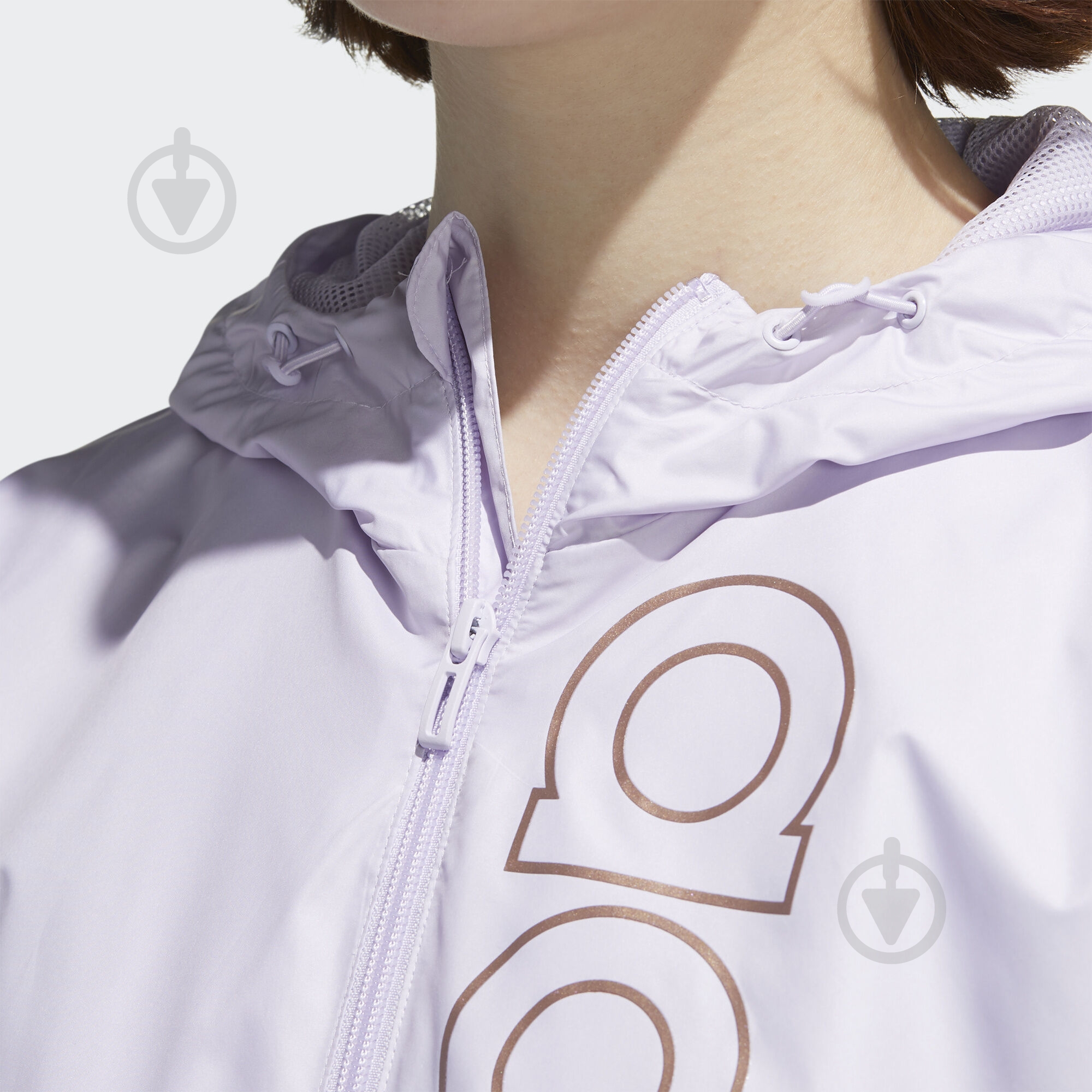Ветровка женская демисезонная Adidas W E BRANDED WB FL9263 р.L фиолетовая - фото 7 Ветровка женская демисезонная Adidas W E BRANDED WB FL9263 р.L фиолетовая - фото 7