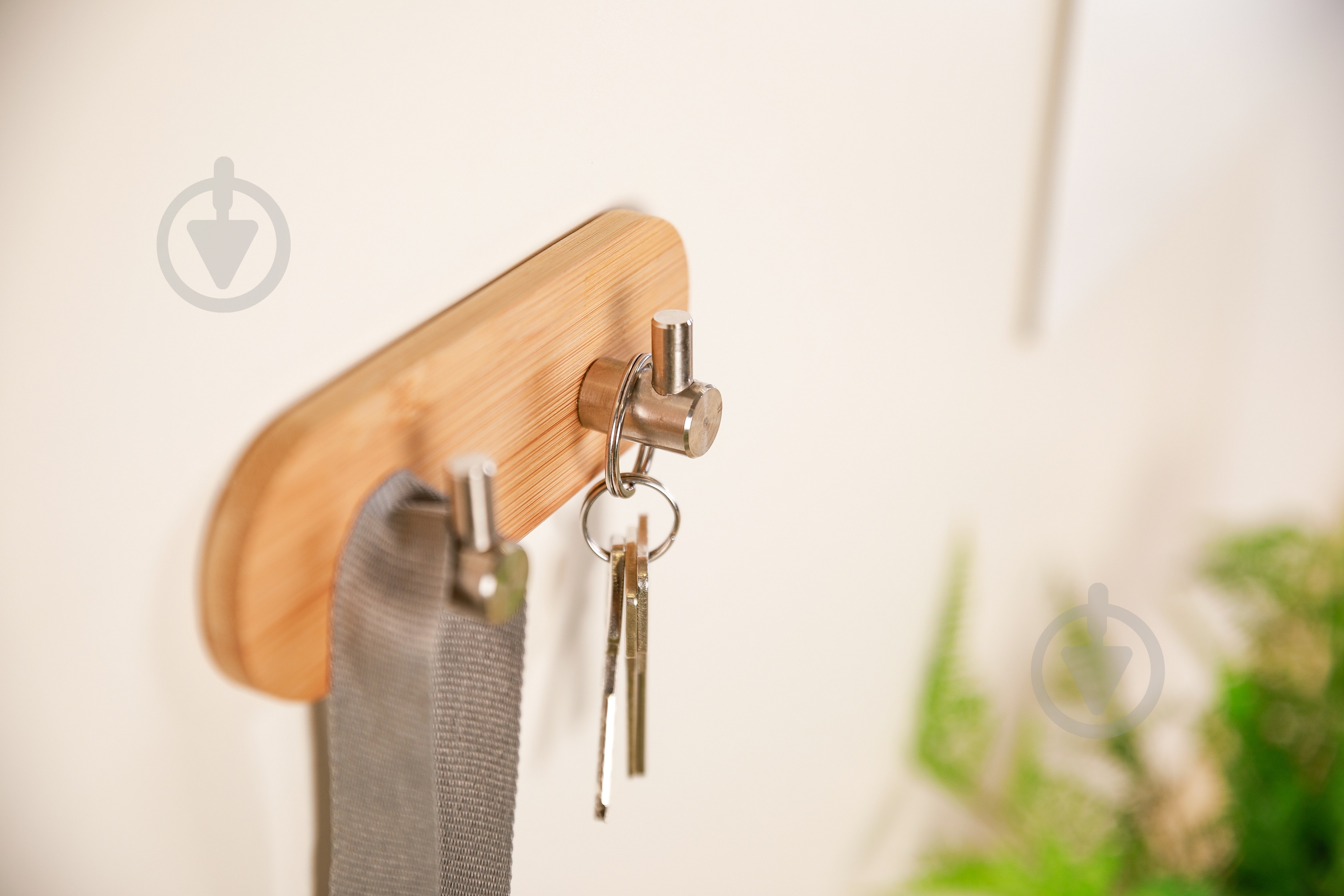 Планка з гачками Axentia Bonja 15x5x3 см бамбук - фото 3 Планка з гачками Axentia Bonja 15x5x3 см бамбук - фото 3