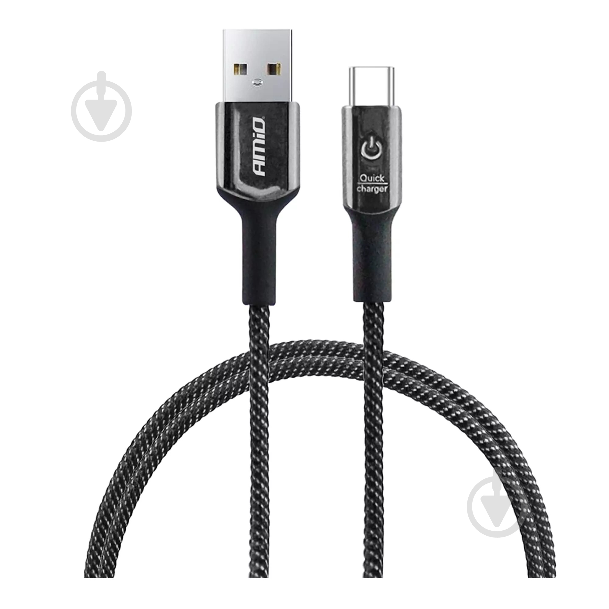 Кабель AMiO UC-9 USB+USB-C 100 см (02528) - фото 1
