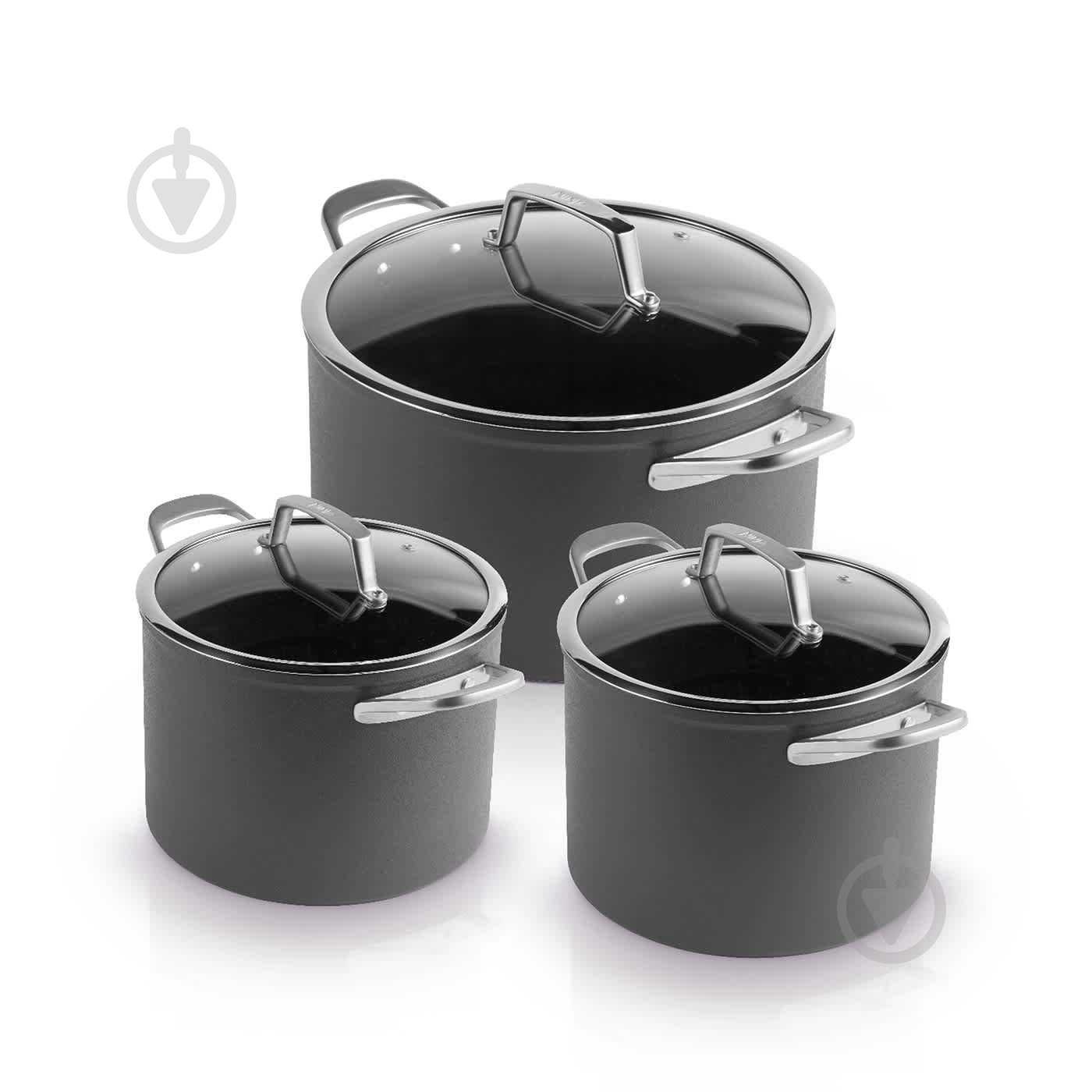 Набір каструль NINJA ZEROSTICK Premium 6 предметів C33300DE - фото 1