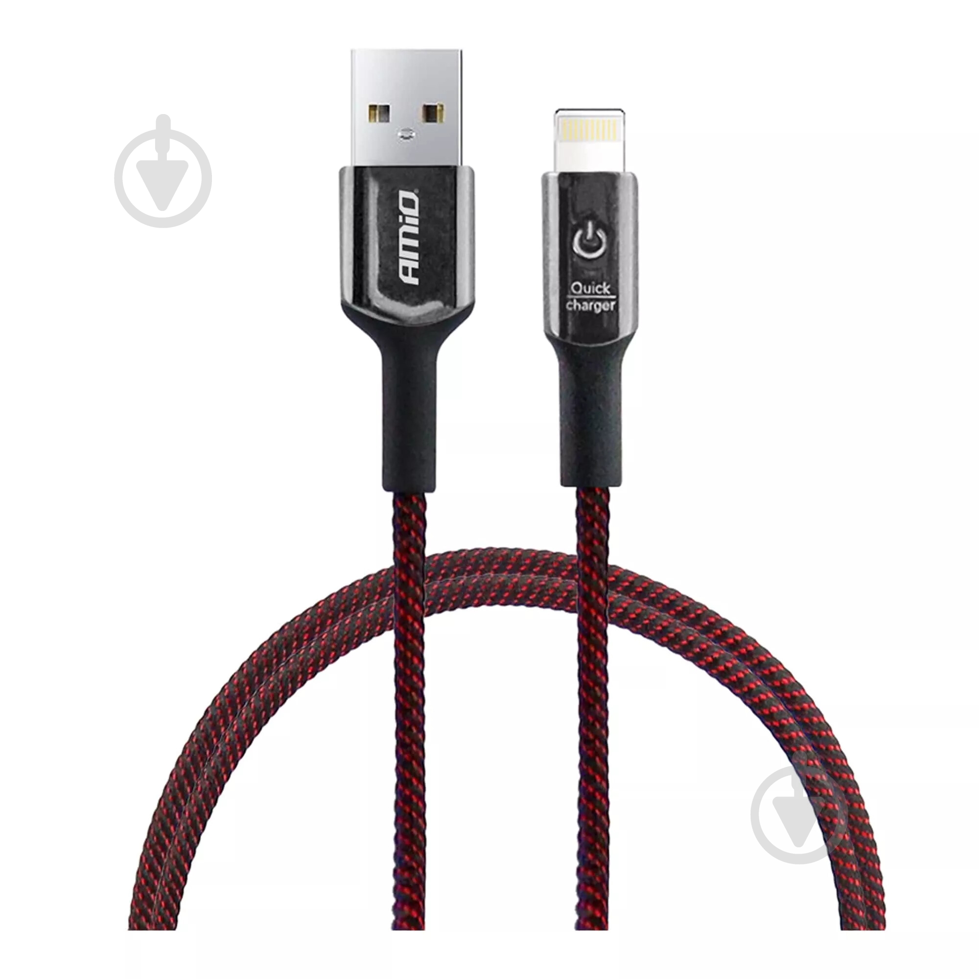 Кабель AMiO UC-10 USB/Apple lightning 100 см (02527) - фото 1 Кабель AMiO UC-10 USB/Apple lightning 100 см (02527) - фото 1