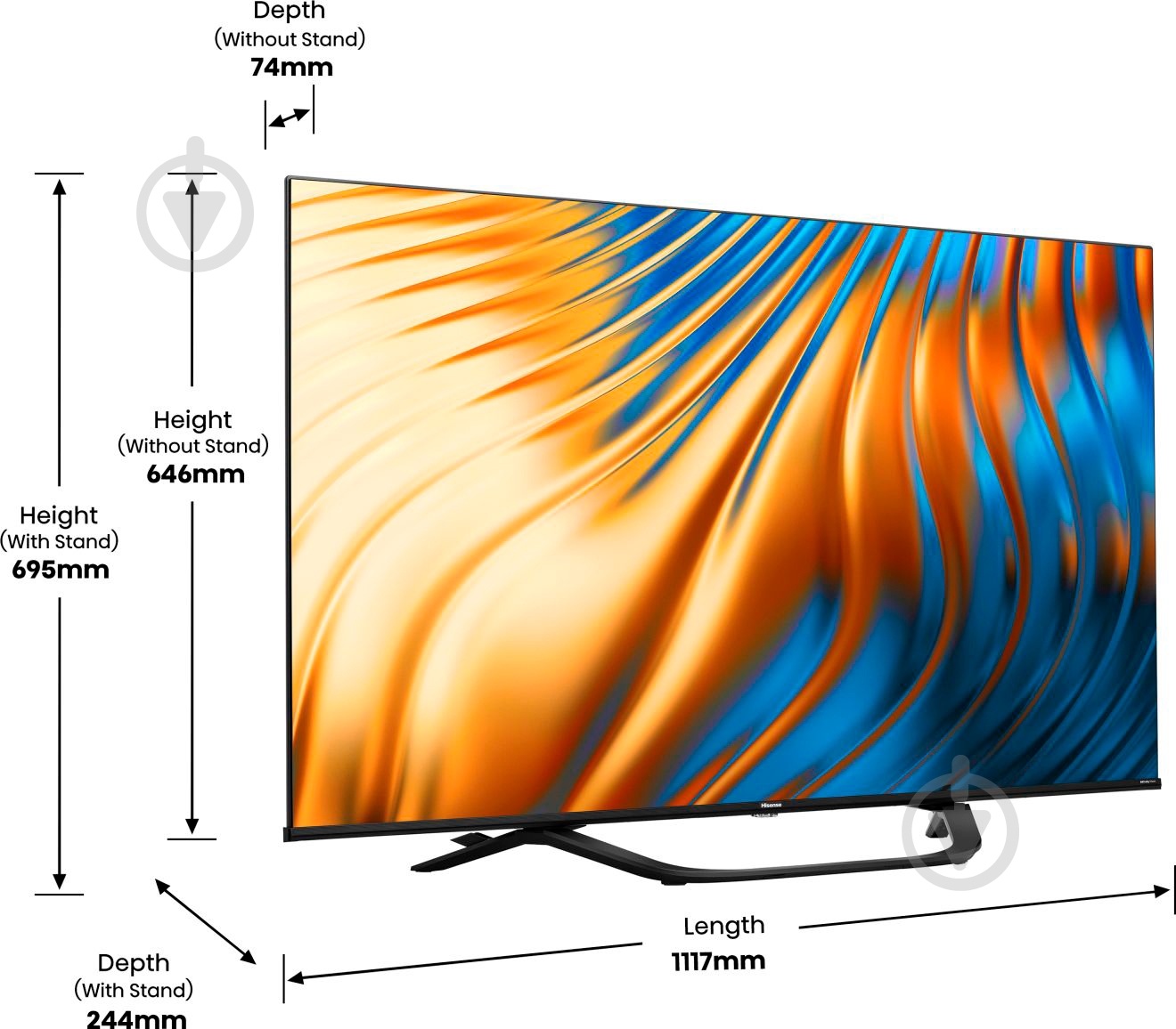 Телевізор Hisense 50A63H - фото 12