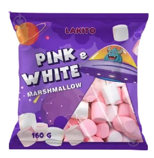 Маршмеллоу Lakito Pink&White 160 г 4820208385039 - фото 1 Маршмеллоу Lakito Pink&White 160 г 4820208385039 - фото 1
