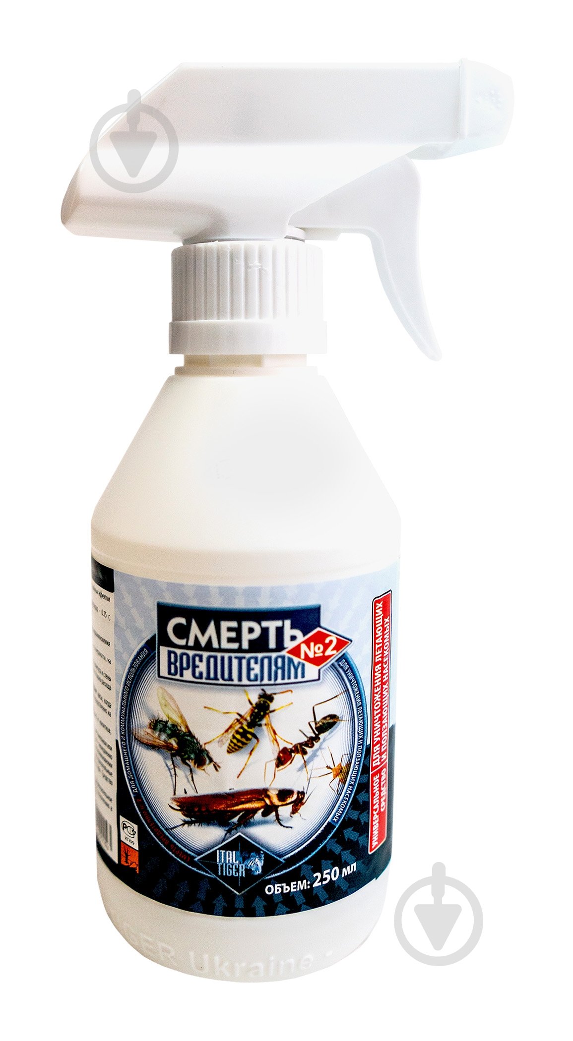 ᐉ Спрей-инсектицид Ital Tiger Смерть Вредителям №2 250 мл • Купить в ...