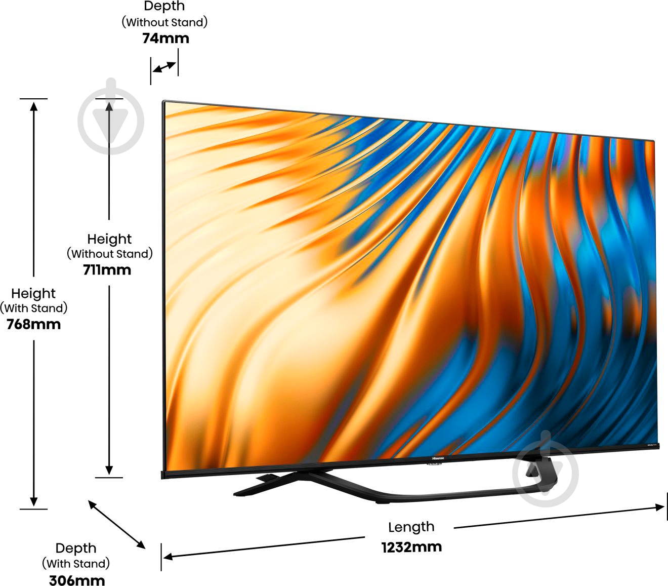 Телевізор Hisense 55A63H - фото 11