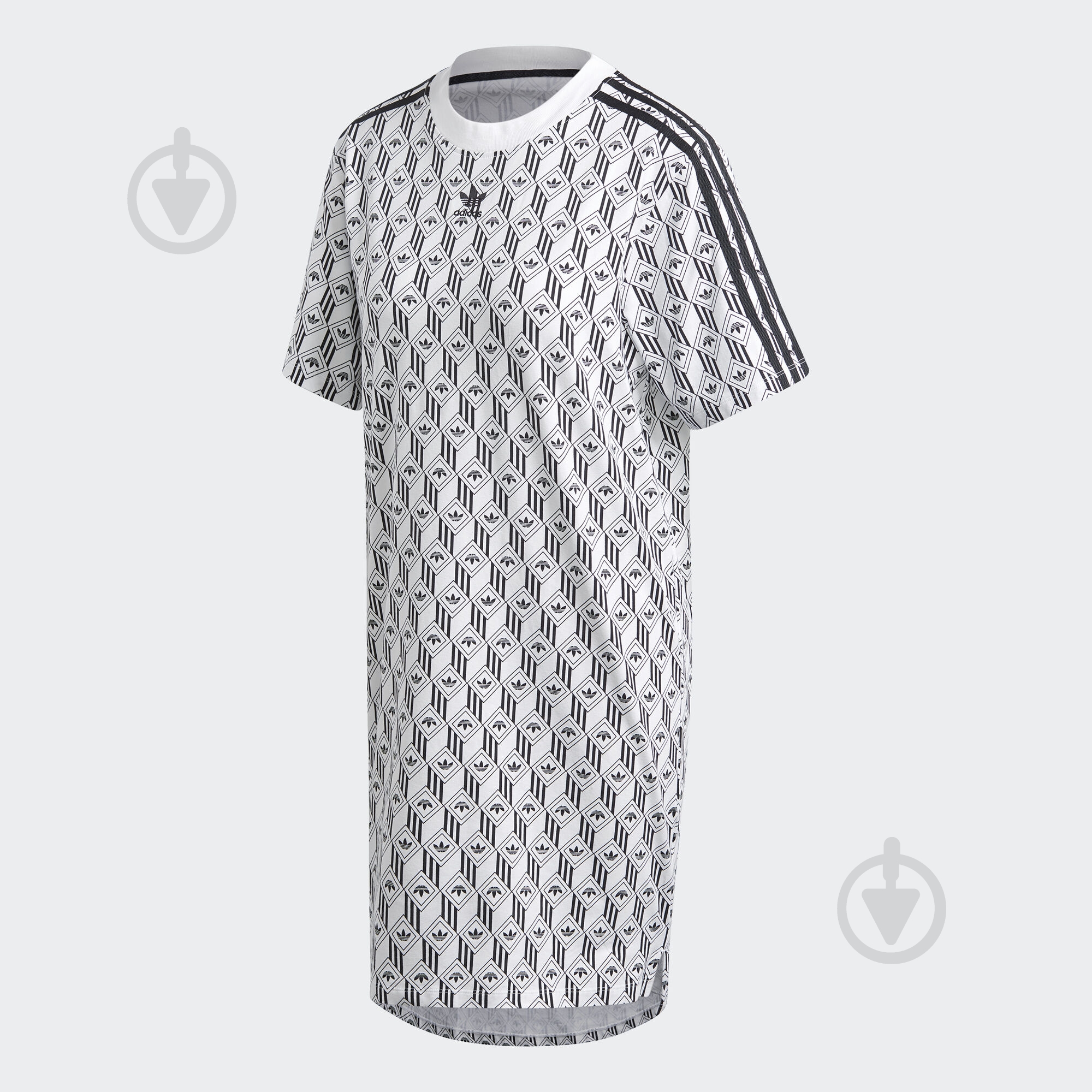 Платье Adidas TEE DRESS FM1069 р.36 белый - фото 1