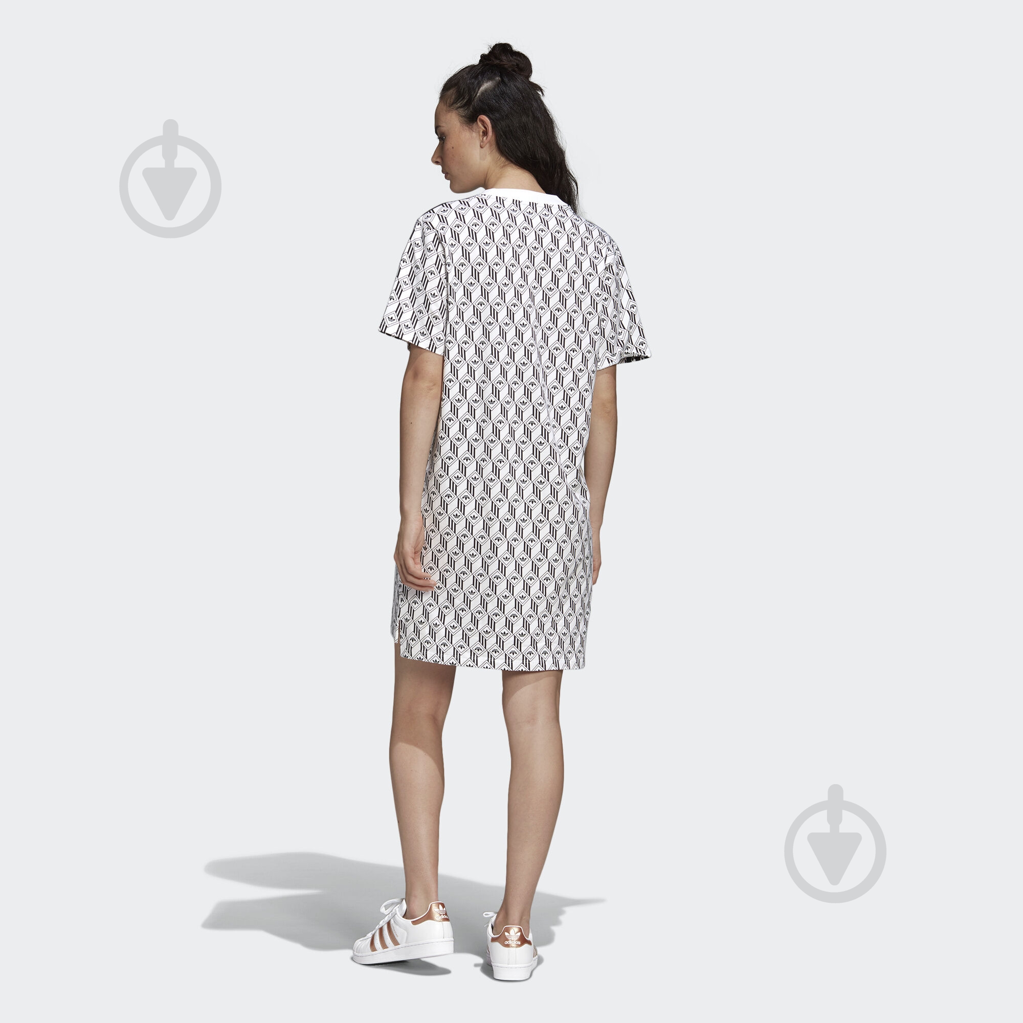 Платье Adidas TEE DRESS FM1069 р.36 белый - фото 5