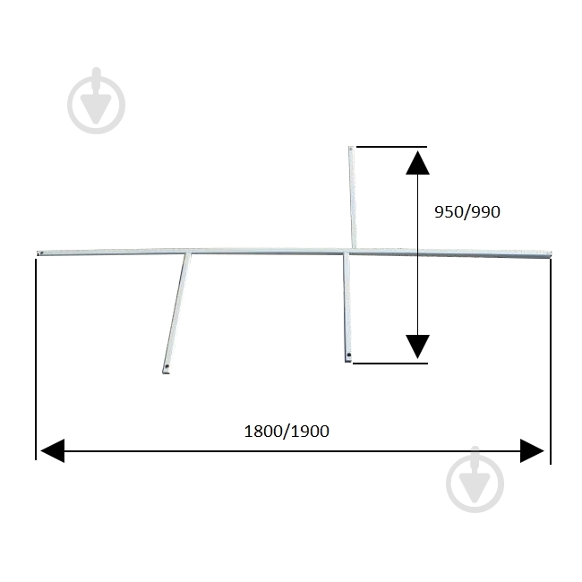 Каркас для ванны Imprese Loreta RamR160 - фото 3 Каркас для ванны Imprese Loreta RamR160 - фото 3