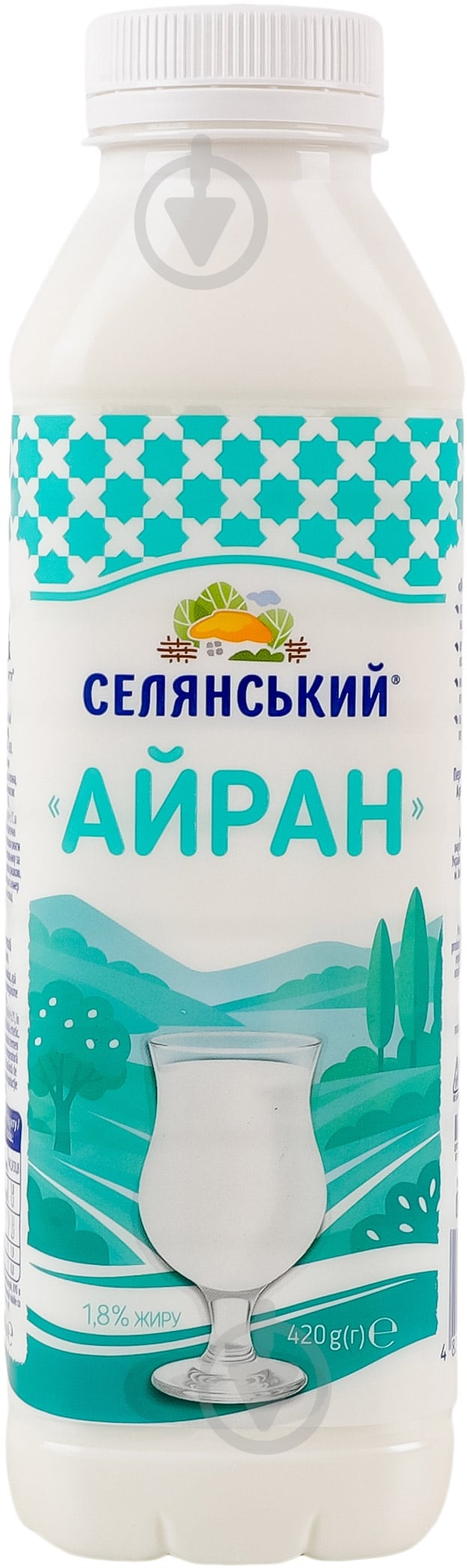 Айран ТМ Селянський 1,8% 420г - фото 1