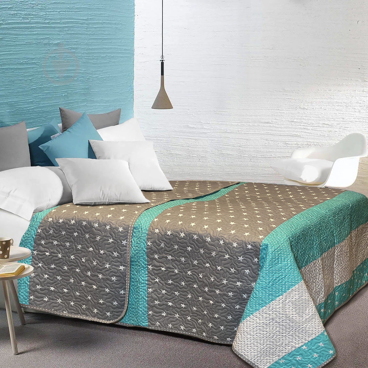Покрывало STAR DOTS GREEN 145x210 см Zastelli мульти - фото 1 Покрывало STAR DOTS GREEN 145x210 см Zastelli мульти - фото 1