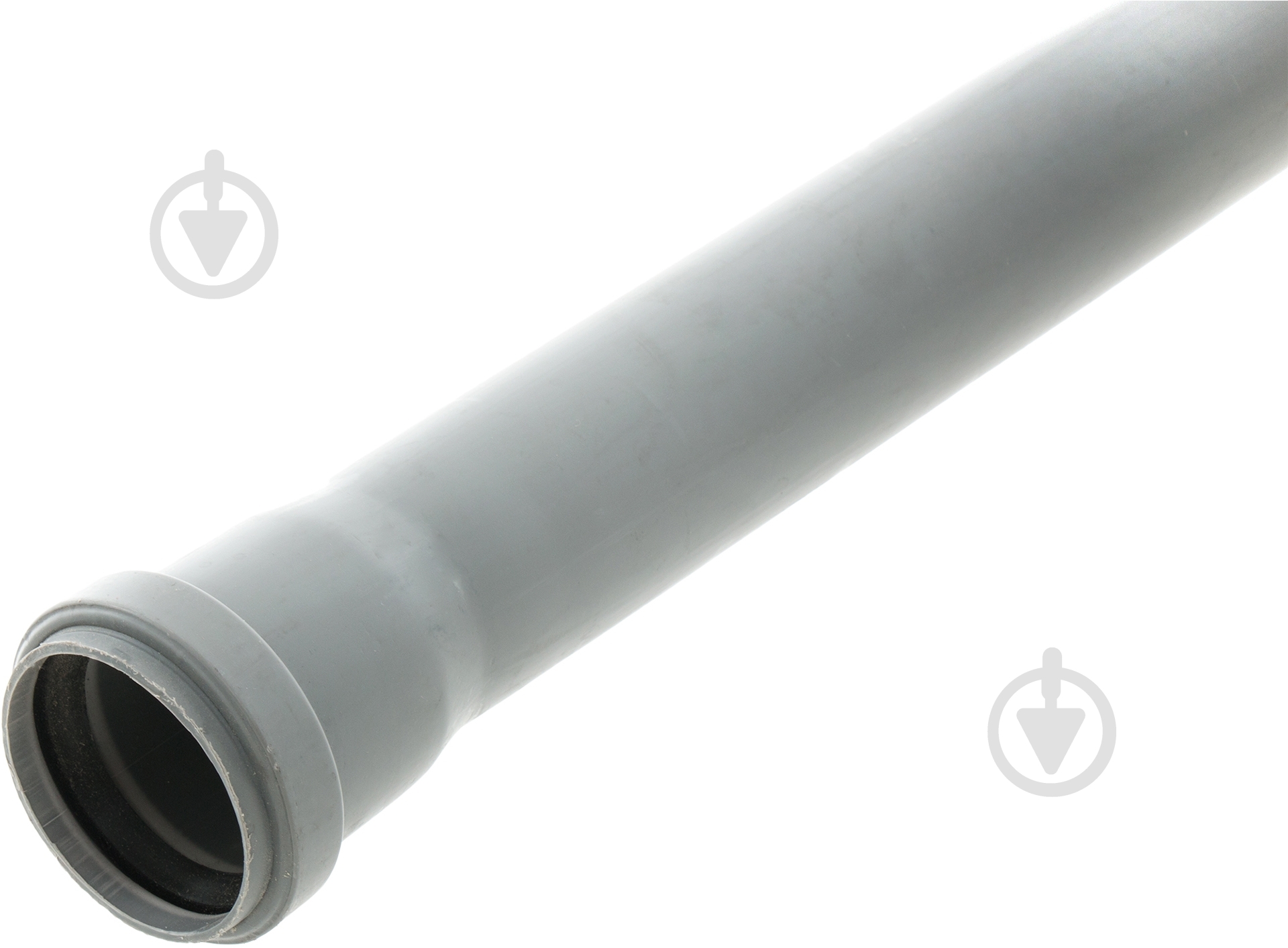 Труба канализационная с раструбом Plastimex ПВХ 50х2000 - фото 1