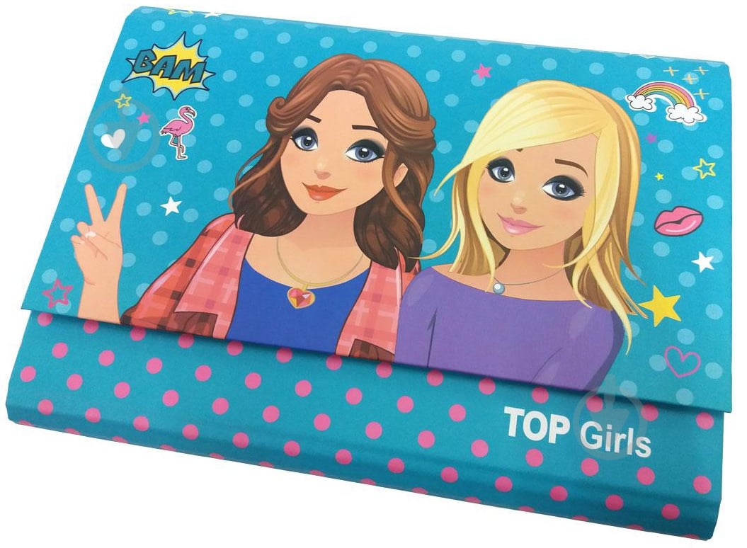 Папка-портфель Тop Girls на 6 отделений - фото 1 Папка-портфель Тop Girls на 6 отделений - фото 1