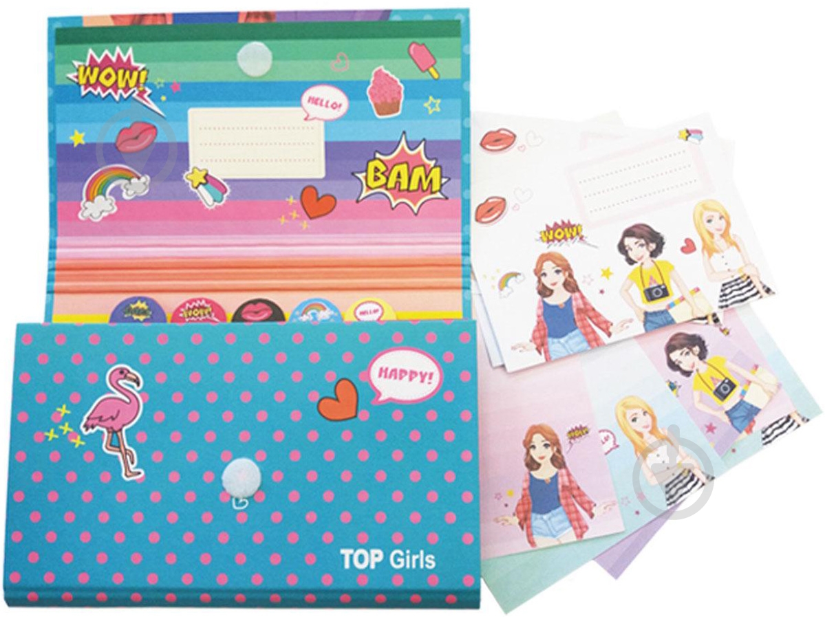 Папка-портфель Тop Girls на 6 отделений - фото 5 Папка-портфель Тop Girls на 6 отделений - фото 5