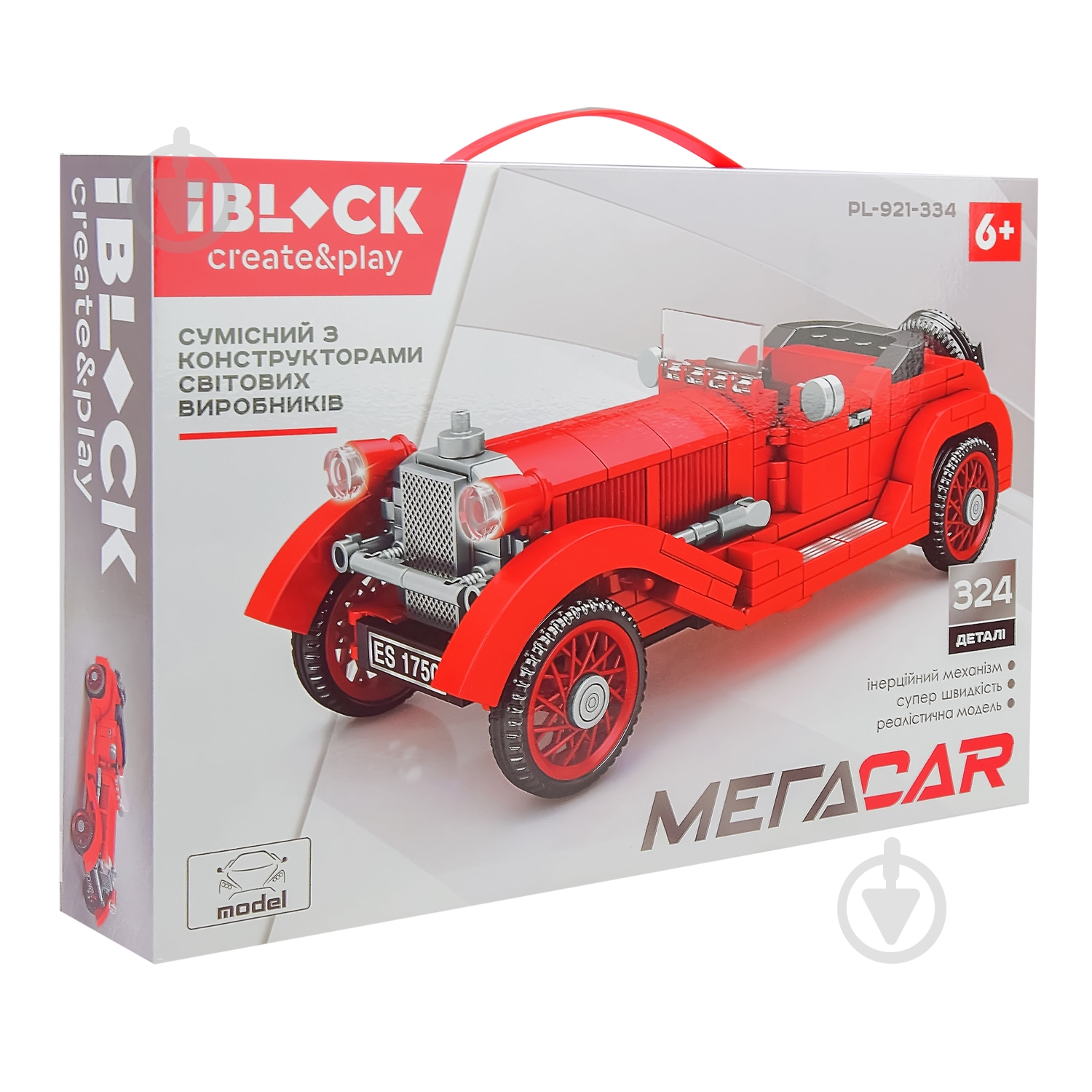 Игрушка-конструктор Iblock Машинка 324 деталей PL-921-334 - фото 2 Игрушка-конструктор Iblock Машинка 324 деталей PL-921-334 - фото 2