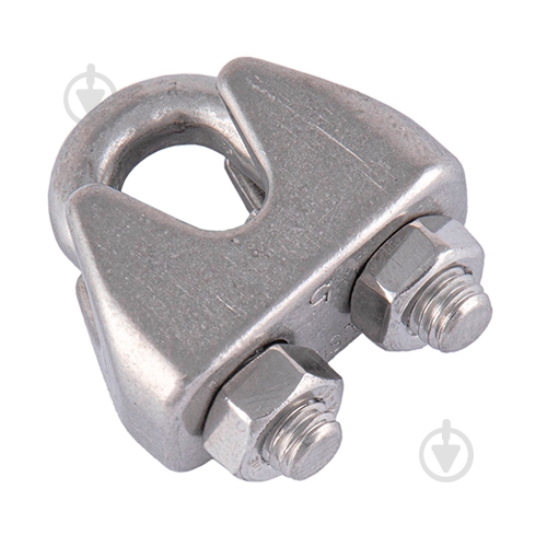 Зажим для троса дуговой snapt 13 мм DIN 741 нержавеющая сталь 5 шт. - фото 1 Зажим для троса дуговой snapt 13 мм DIN 741 нержавеющая сталь 5 шт. - фото 1