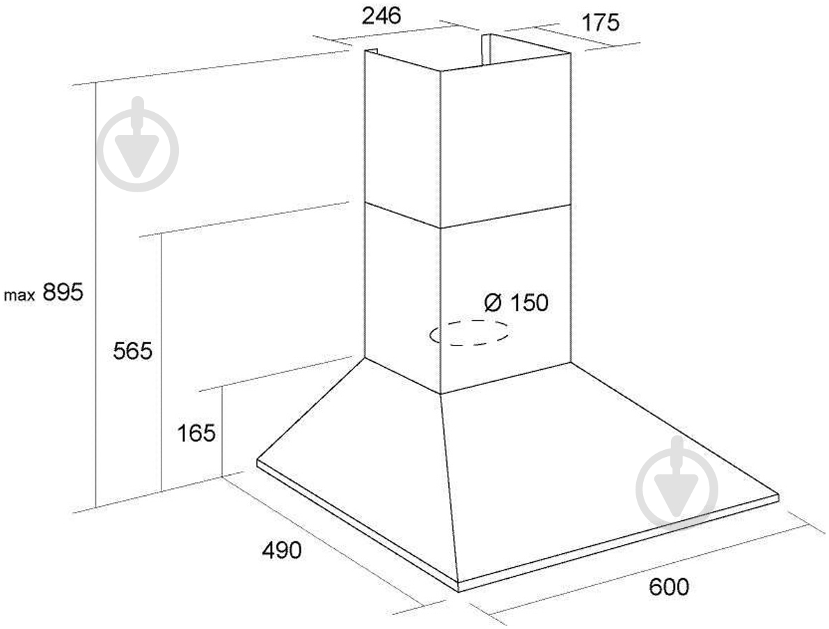 Вытяжка Pyramida KS 60 INOX/U - фото 6 Вытяжка Pyramida KS 60 INOX/U - фото 6