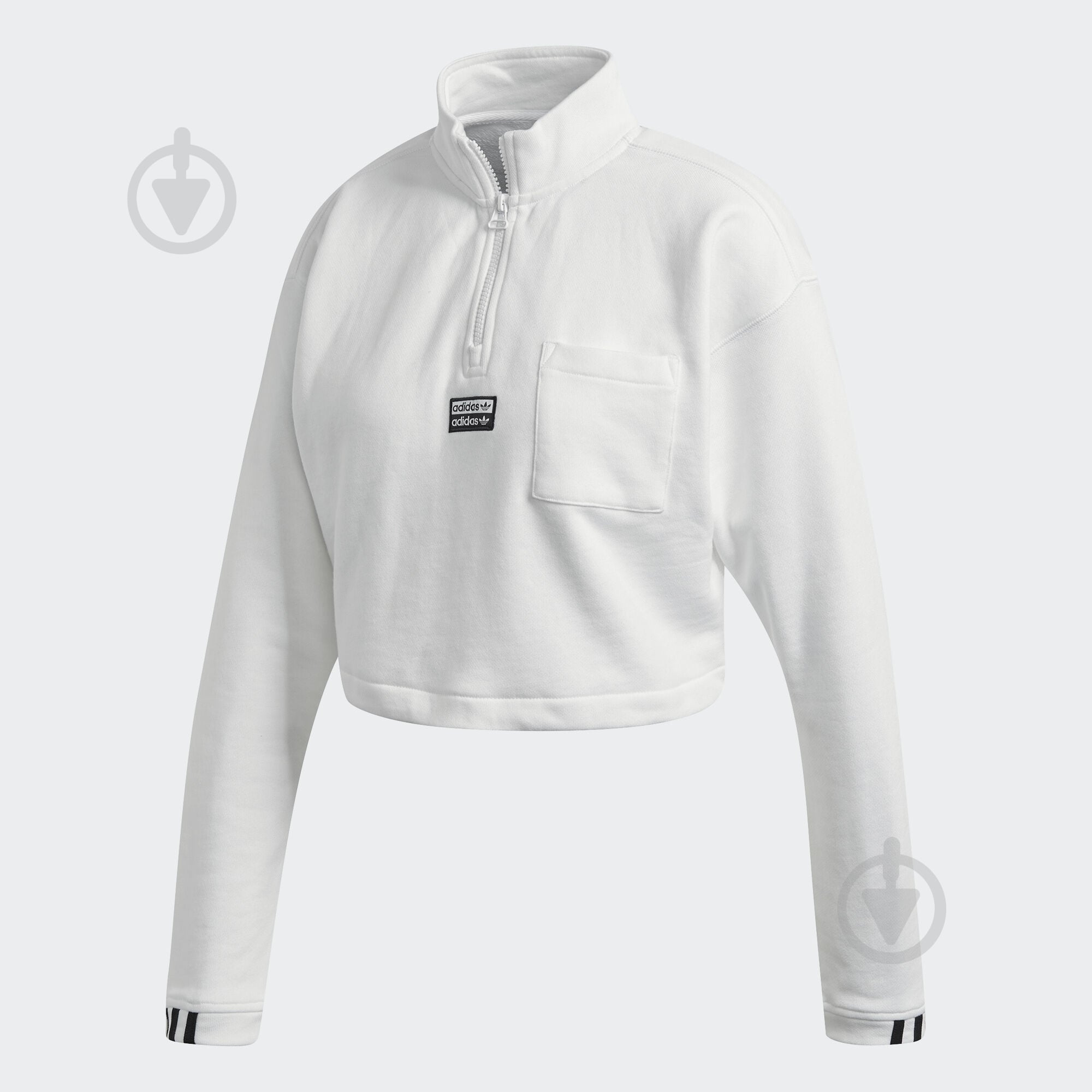 Світшот Adidas CROPPED SWEAT FM2505 р. 36 білий - фото 1